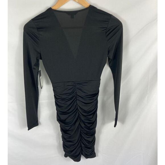 NWT Guess Knot Front Dress in Jet Black Size XS - Picture 5 of 6